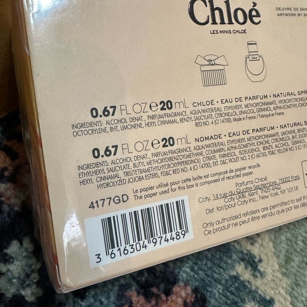 New Chloe Les Wome’s Perfume Gift Set Minis 2 x 0.67 oz Eau de Parfum - Picture 14 of 16